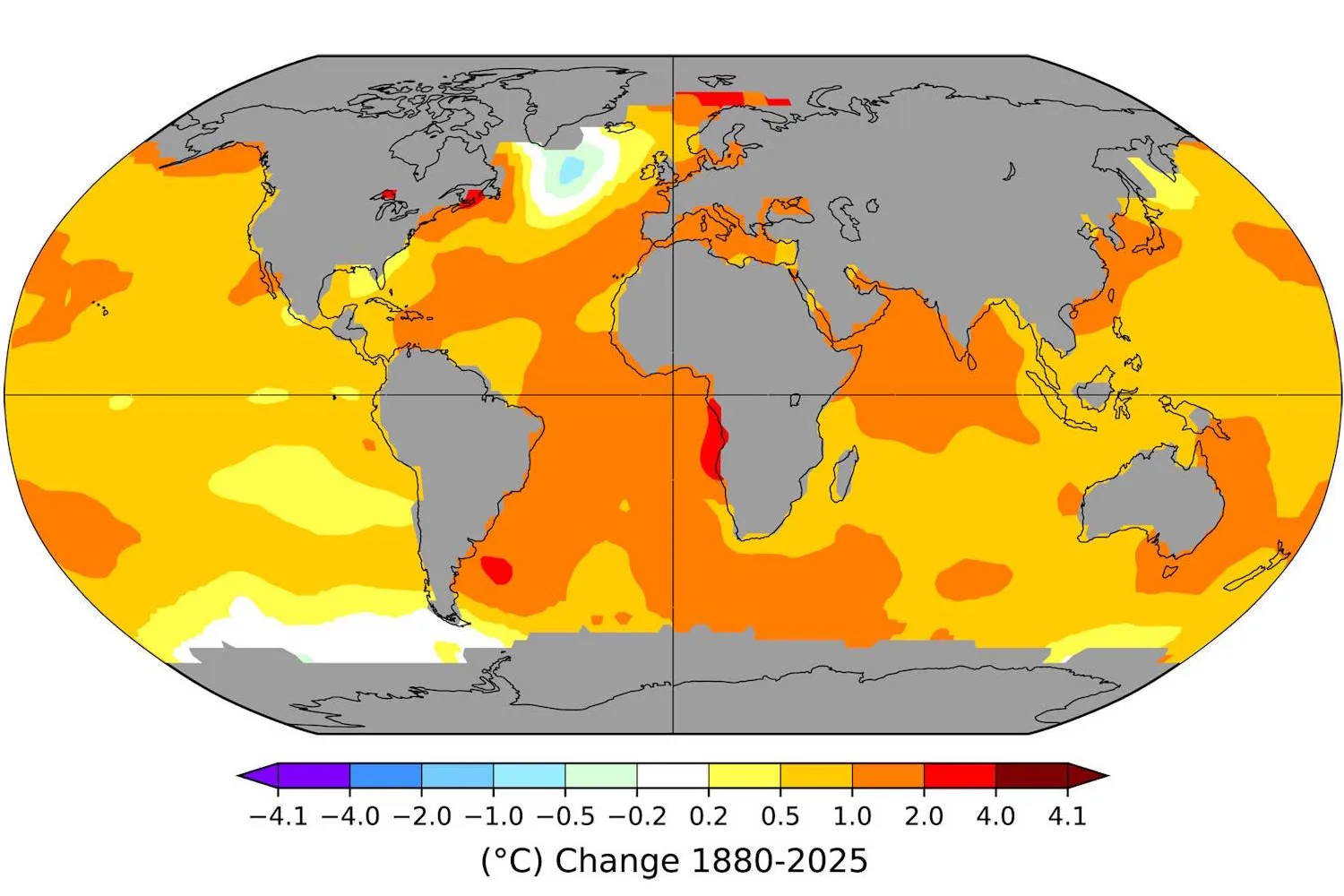 In questa zona della Terra la temperatura sta diminuendo: è il “cold blob” e preoccupa gli scienziati