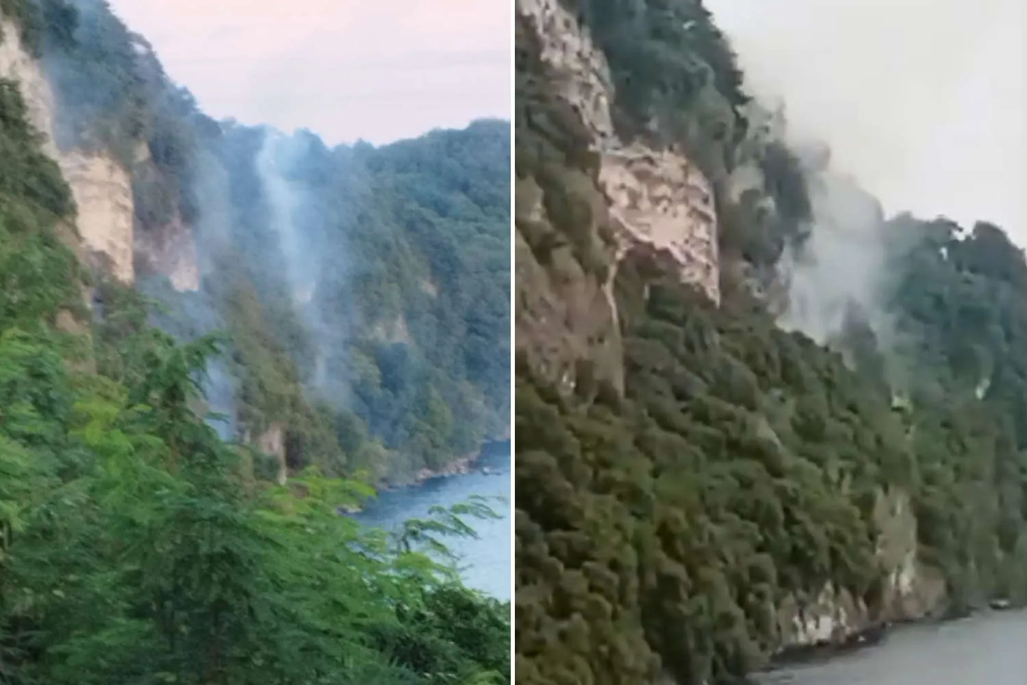 Fulmine colpisce un bosco nel Varesotto, incendiato oltre un ettaro di vegetazione: pompieri sfidano il vento per spegnere le fiamme