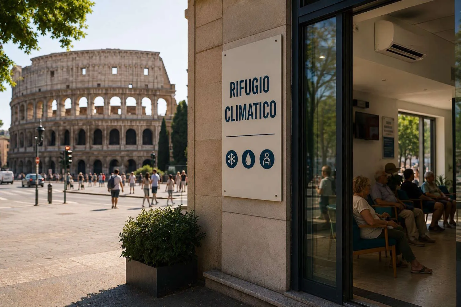 Roma lancia il primo “Piano Caldo” d’Italia: 50 milioni di euro investiti in rifugi climatici, più alberi e assistenza ai fragili