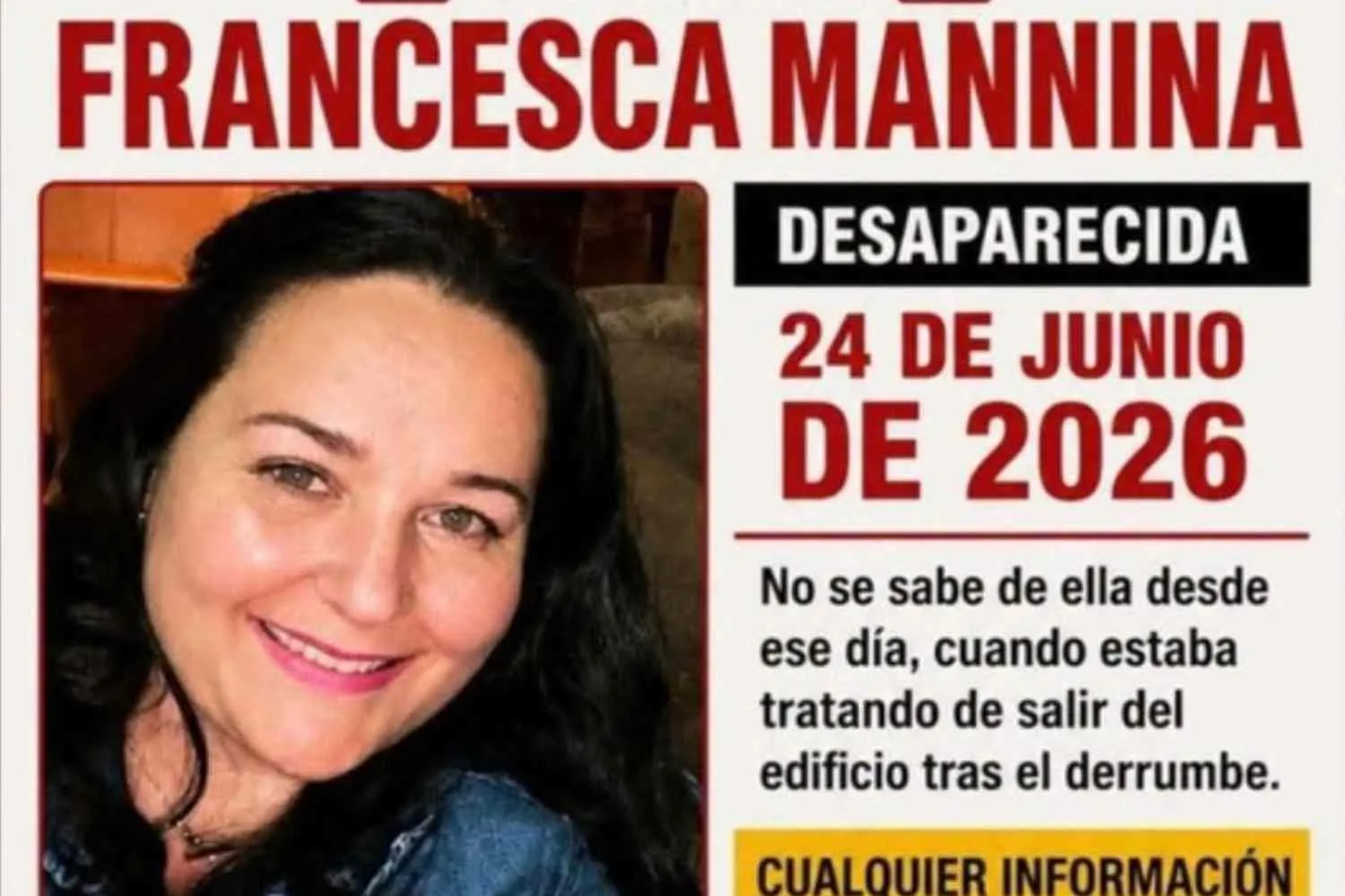 Terremoto in Venezuela, apprensione per la siciliana Francesca Mannina: dispersa dopo il crollo di un edificio