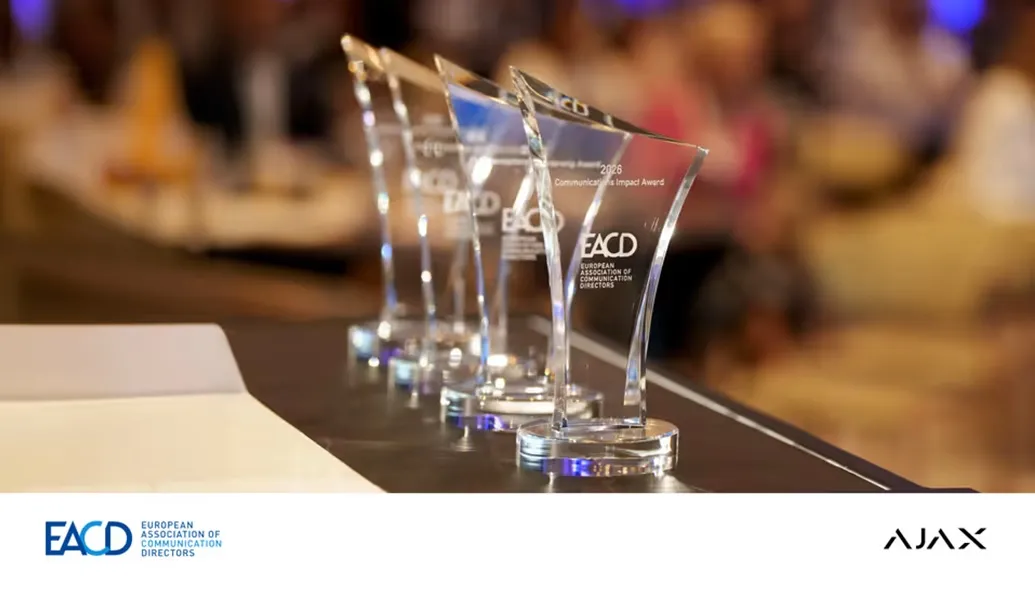 Premio EACD ad Ajax Systems per l’eccellenza nella comunicazione