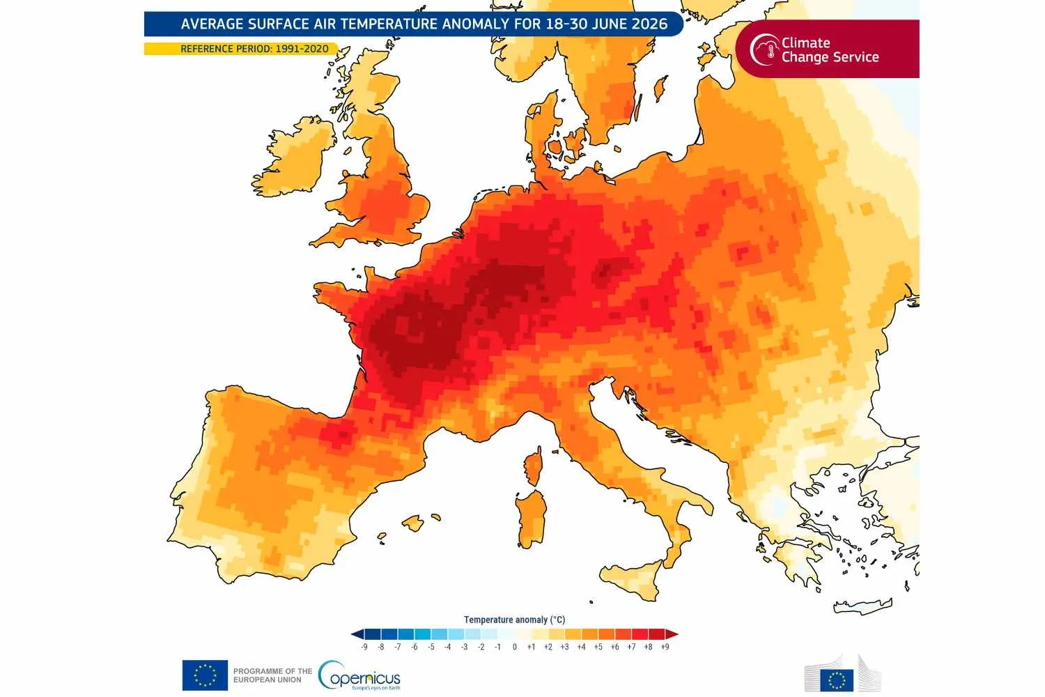 No, non ha mai fatto così caldo in Europa occidentale: giugno 2026 ha battuto un record che non possiamo ignorare