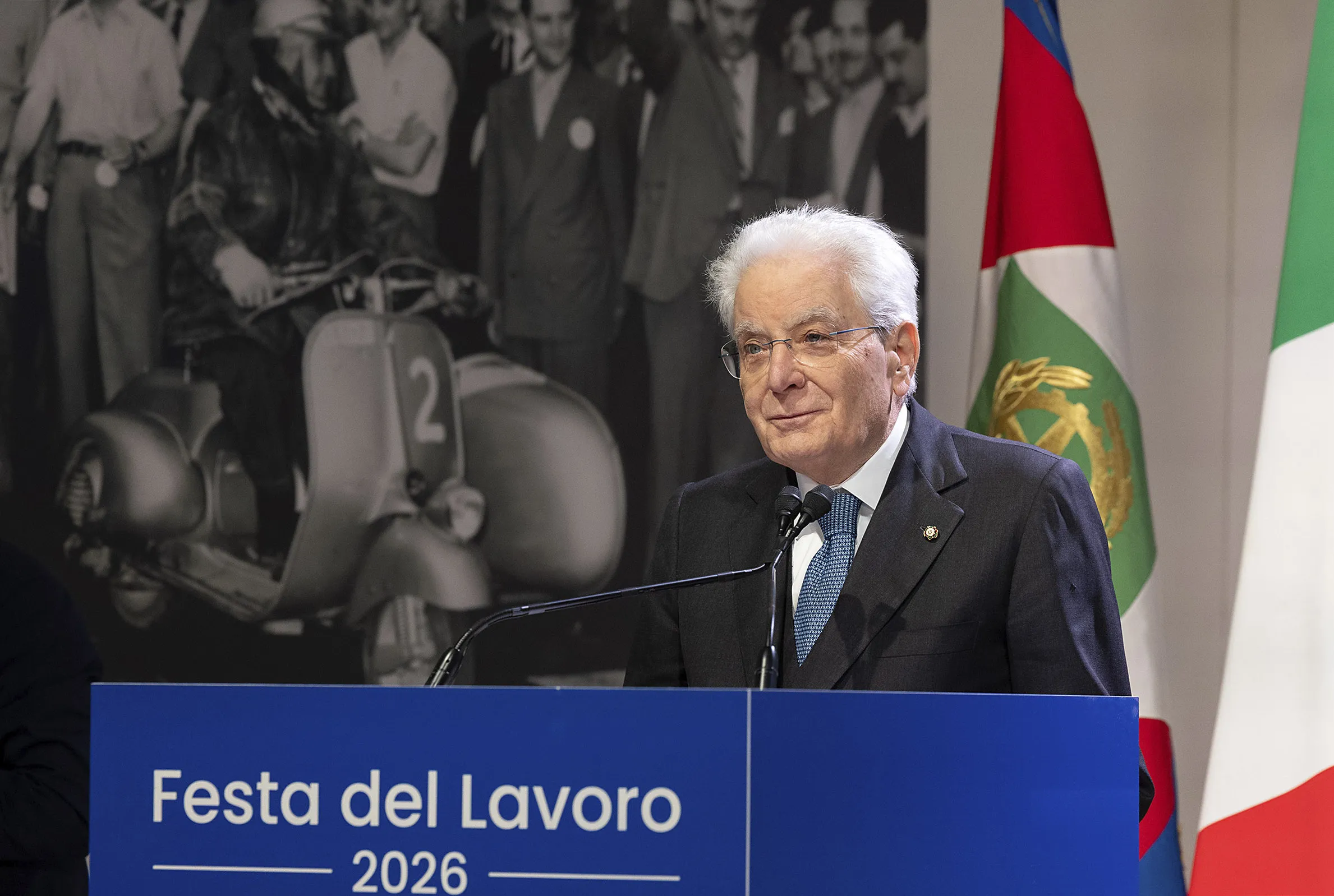 Intervento Capo dello Stato celebrazioni 1° maggio 2026 Pontedera